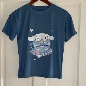 Cinnamonroll Blue Character Kids T-Shirt